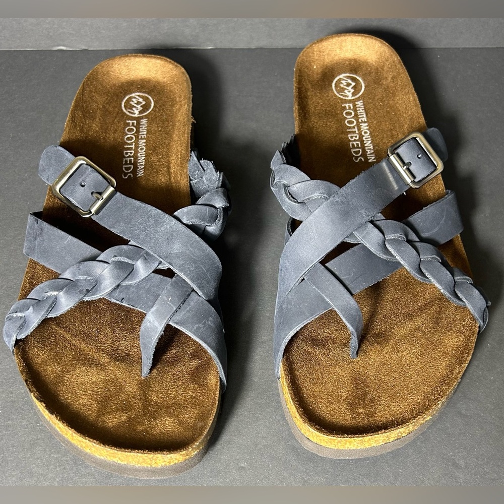 White Mountain - Women's Navy Sandals - Size 9 - Picture 2 of 9